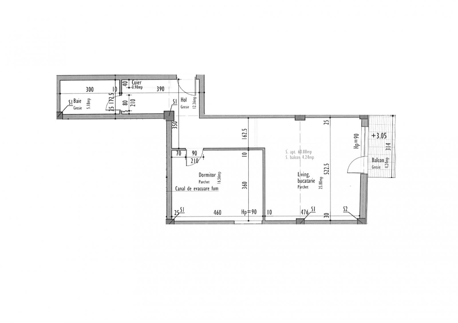 Apartament de vânzare 2 camere Dambul Rotund - 25102AV | BLITZ Cluj-Napoca | Poza1
