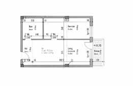 Apartament 2 camere, 47mp, semifinisat, zona strazii Corneliu Coposu