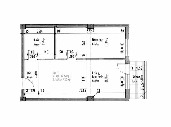Apartament de vânzare 2 camere Dambul Rotund - 25106AV | BLITZ Cluj-Napoca | Poza1