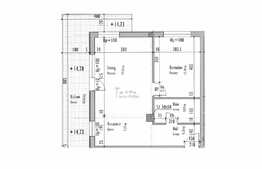 Apartament 2 camere, 47,99 mp, semifinisat, zona strazii Taietura Turcului