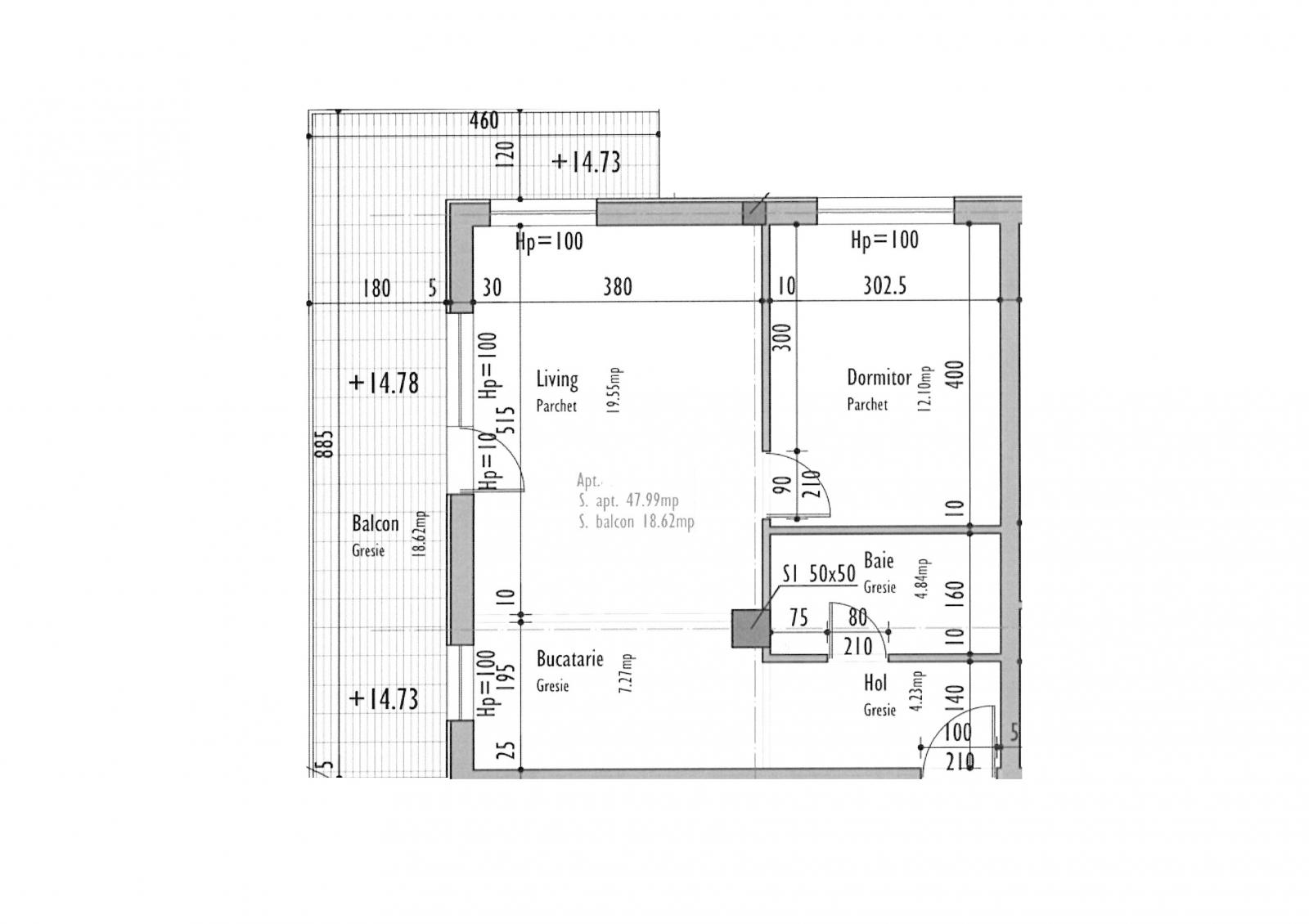 Apartament de vânzare 2 camere Dambul Rotund - 25108AV | BLITZ Cluj-Napoca | Poza1
