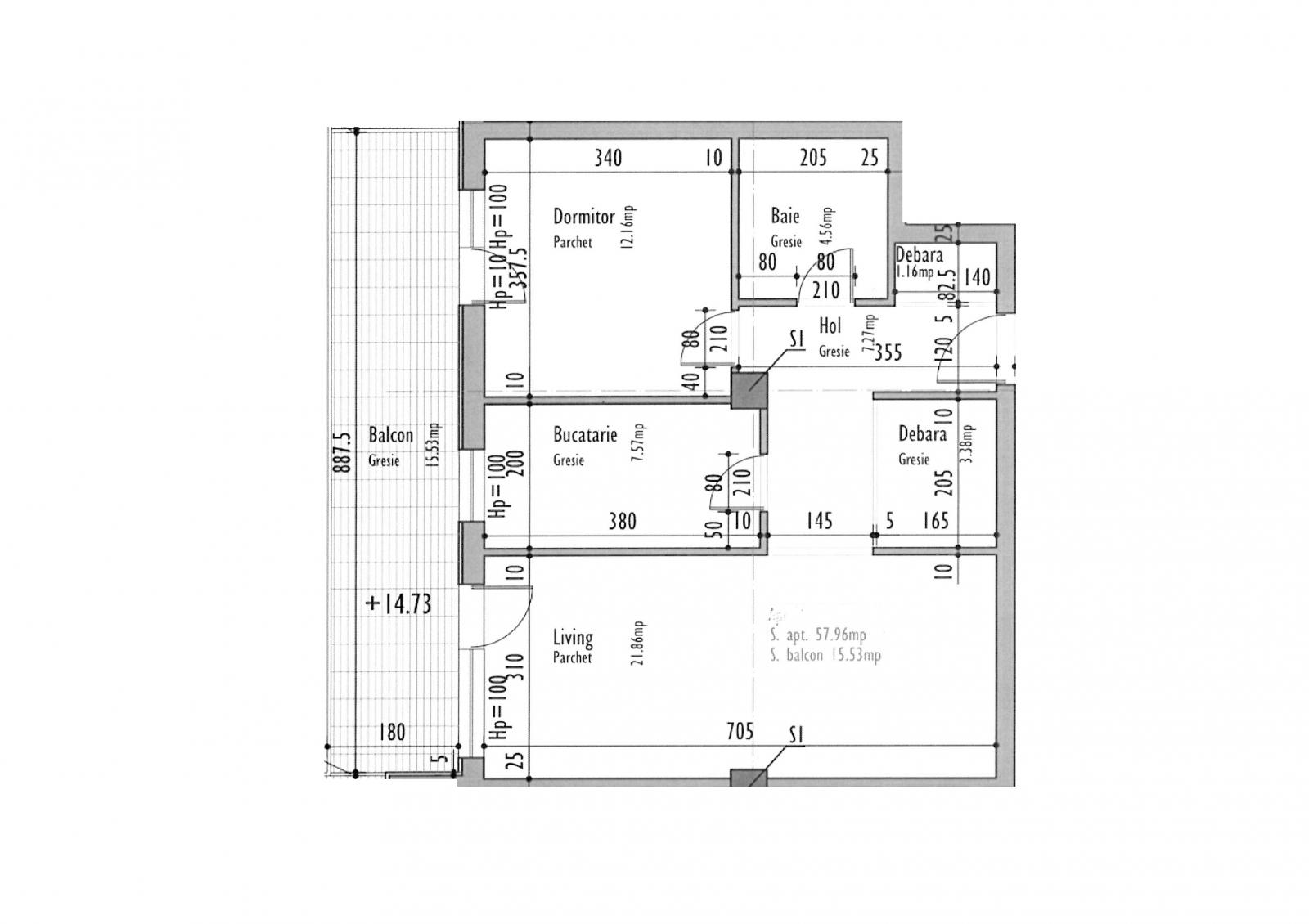 Apartament de vânzare 2 camere Dambul Rotund - 25109AV | BLITZ Cluj-Napoca | Poza1