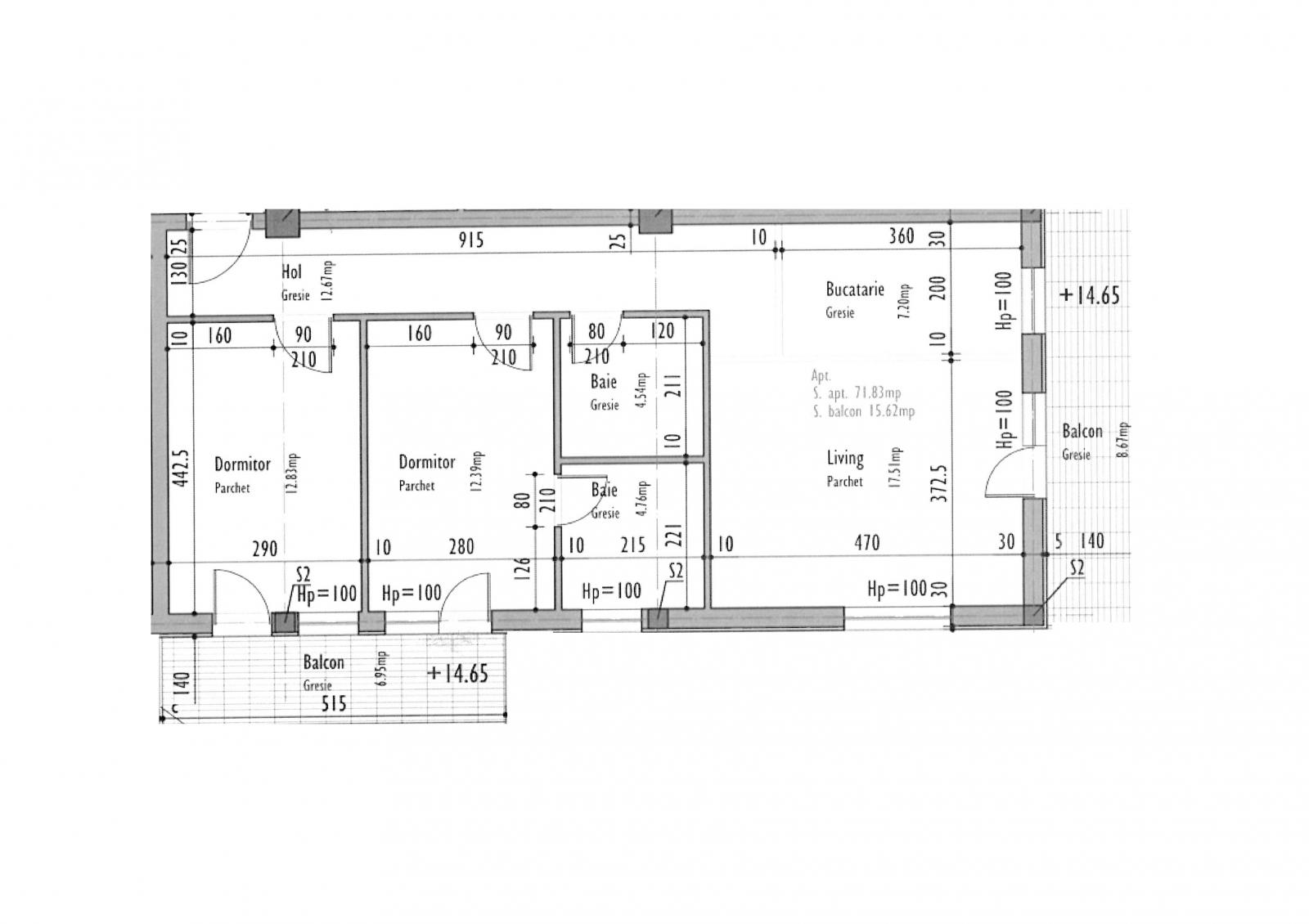Apartament de vânzare 3 camere Dambul Rotund - 25111AV | BLITZ Cluj-Napoca | Poza1