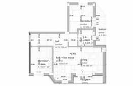 Apartament 3 camere, 61,55 mp, etaj intermediar, imobil nou, zona strazii Donath