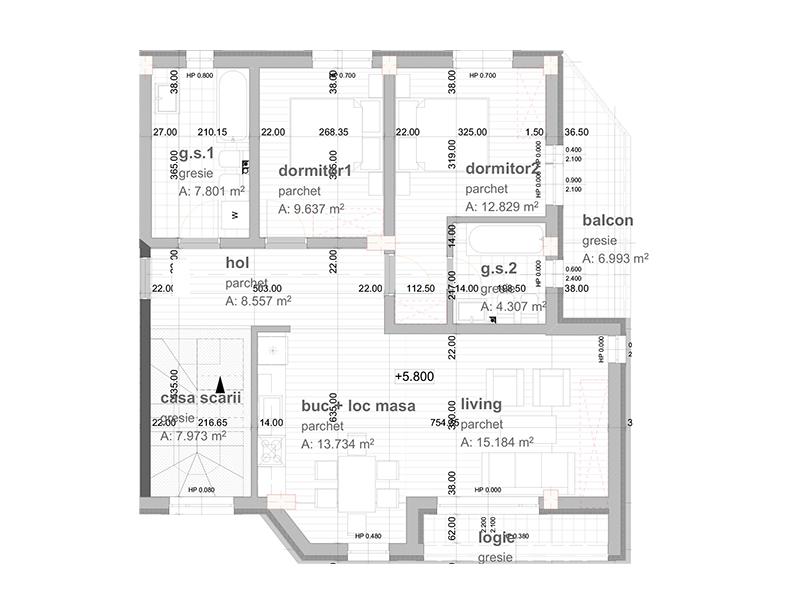 Apartament de vânzare 3 camere Grigorescu - 25133AV | BLITZ Cluj-Napoca | Poza1