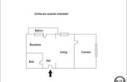 2 camere semidecomandate, 55 mp, in imobil nou, zona Kaufland