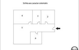 Semifinisat! Apartament in Baciu, 54 mp, 2 camere decomandate.