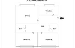Apartament 3 camere, 65 mp, decomanda, boxa la subsol, zona strazii Ion Mester