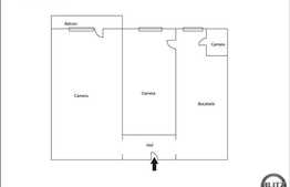 Apartament 1 camera, 38 mp, Ultracentral