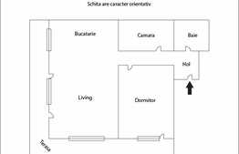 2 camere, 65 mp, terasa 24 mp, imobil nou, parcare, zona strazii Fagului