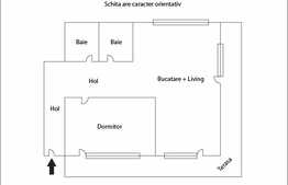 2 camere, 70 mp, terasa 27 mp, parcare, imobil nou, zona strazii Fagului