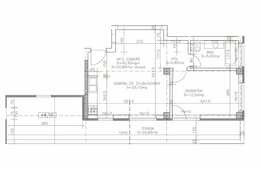  2 camere, 45,95 mp, semifinisat, terasa 20,85 mp, zona strazii Calea Turzii
