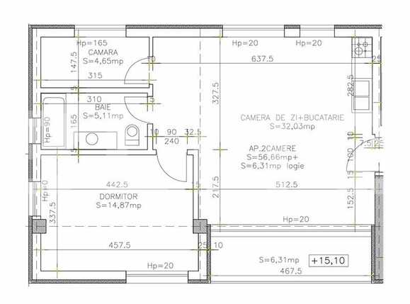 Apartament de vânzare 2 camere Europa - 25313AV | BLITZ Cluj-Napoca | Poza1