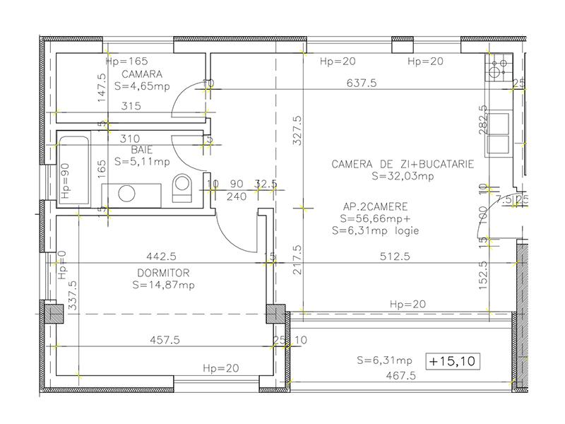 Apartament de vânzare 2 camere Europa - 25313AV | BLITZ Cluj-Napoca | Poza1