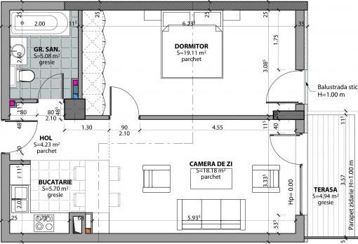 Apartament de vânzare 2 camere Dambul Rotund - 25337AV | BLITZ Cluj-Napoca | Poza1