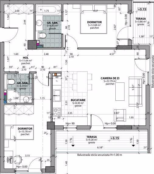 Apartament de vânzare 3 camere Dambul Rotund - 25339AV | BLITZ Cluj-Napoca | Poza2