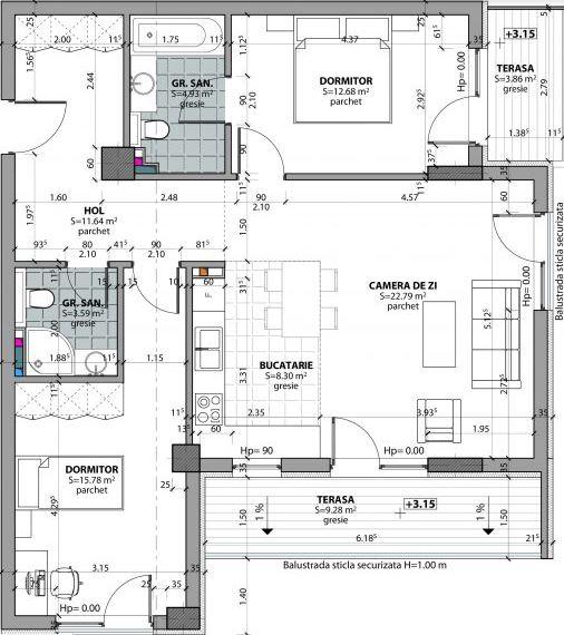 Apartament de vânzare 3 camere Dambul Rotund - 25339AV | BLITZ Cluj-Napoca | Poza1