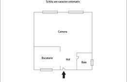 Garsoniera 41 mp, in casa/vila, zona Piata Cipariu