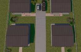 Apartament in casa pe structura metalica, 58 mp, gradina 150 mp, zona Valea Seaca