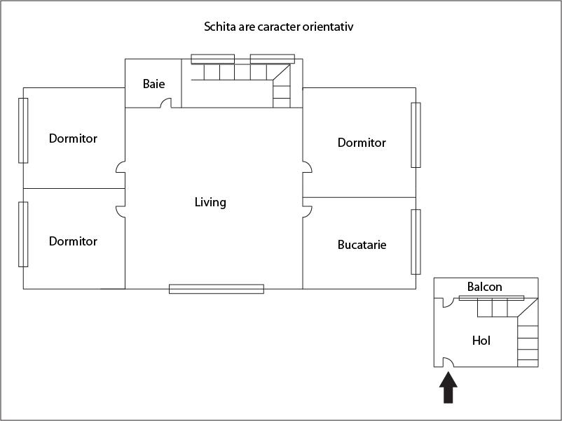 Apartament de vânzare 4 camere Europa - 25538AV | BLITZ Cluj-Napoca | Poza1