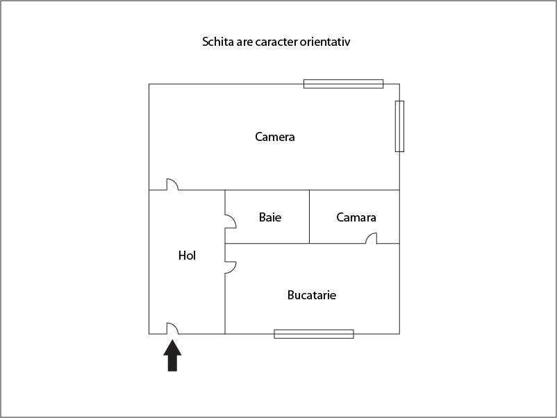 Garsonieră de vânzare Gruia - 25551AV | BLITZ Cluj-Napoca | Poza1