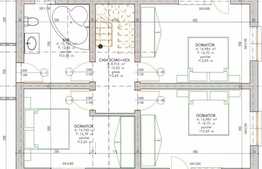 Casa individuala, 122 mp utili, teren de 646 mp, front de 22 ml, zona linistita