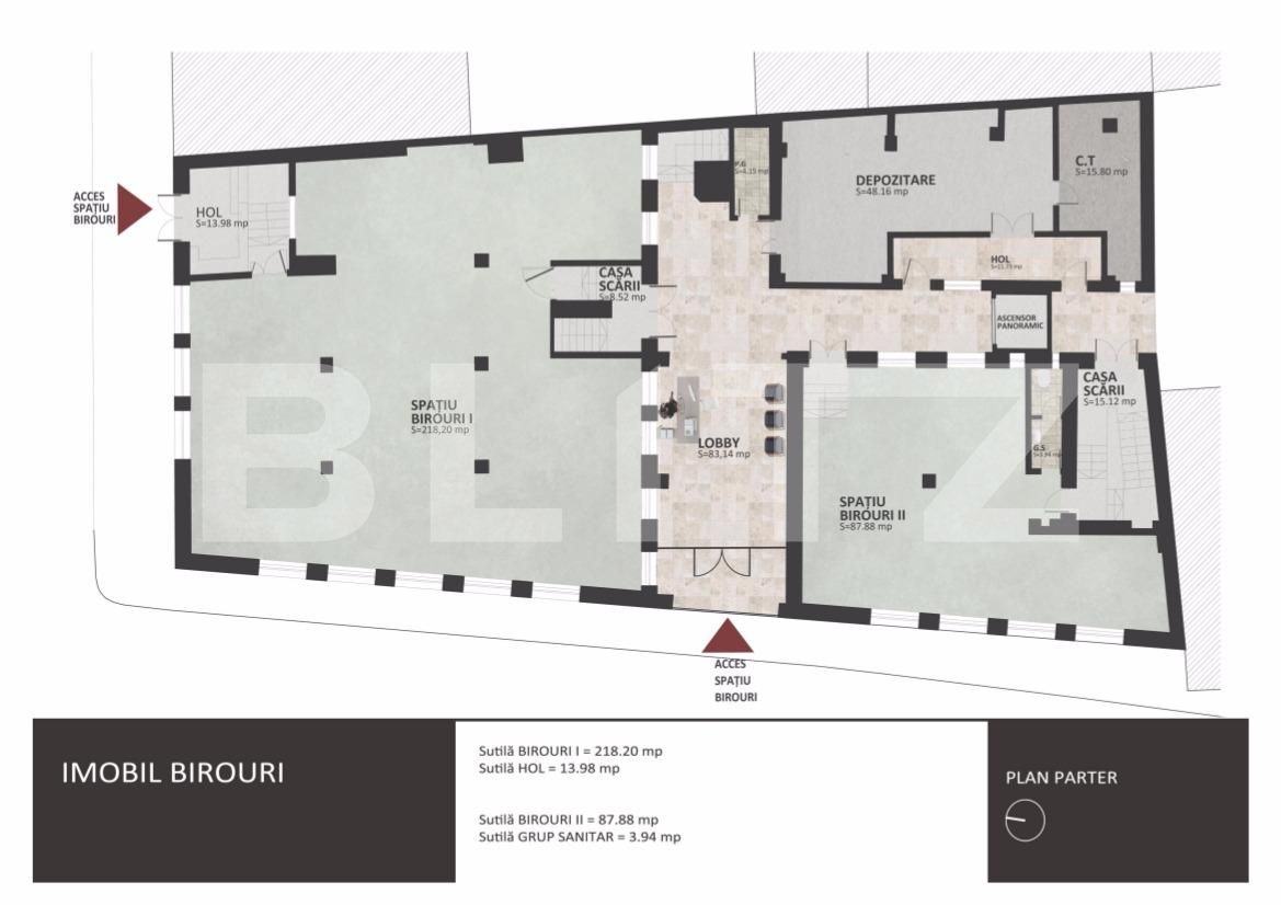 Spațiu birouri de închiriat Central - 25564SIB | BLITZ Cluj-Napoca | Poza8