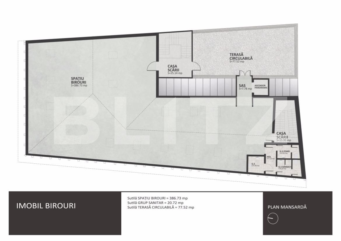 Spațiu birouri de închiriat Central - 25564SIB | BLITZ Cluj-Napoca | Poza4