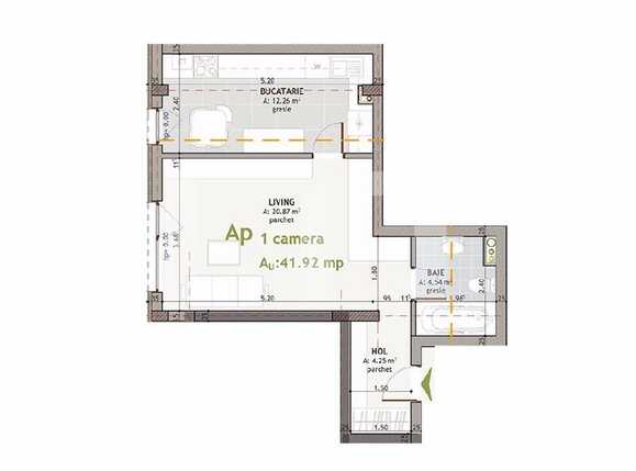 Garsonieră de vânzare Marasti - 25572AV | BLITZ Cluj-Napoca | Poza1