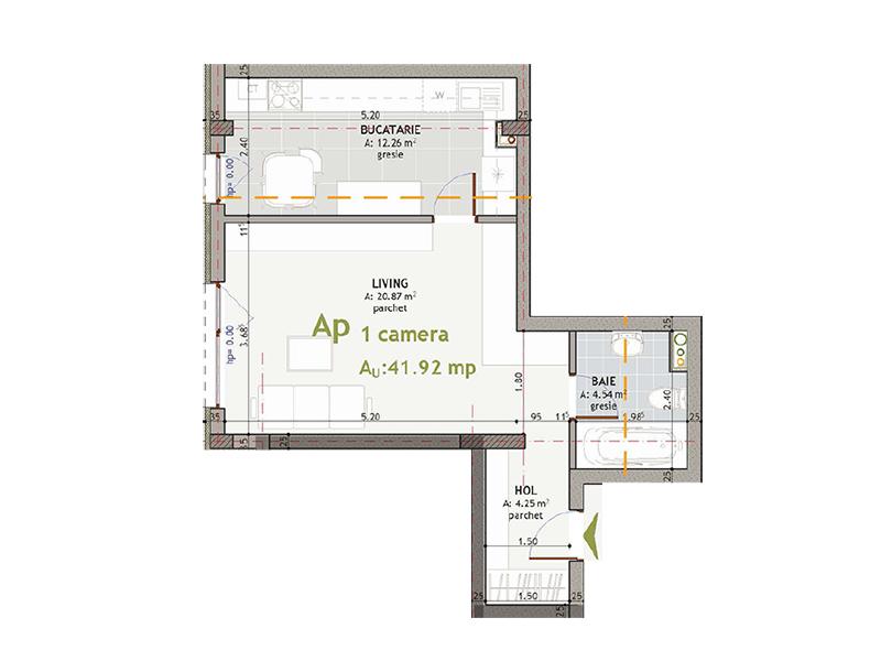 Garsonieră de vânzare Marasti - 25572AV | BLITZ Cluj-Napoca | Poza1