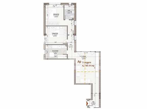 Apartament de vânzare 3 camere Marasti - 25574AV | BLITZ Cluj-Napoca | Poza1