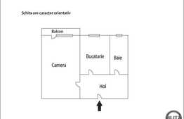De vanzare apartament cu 1 camera,40 mp utili, zona strazii Vanatorului