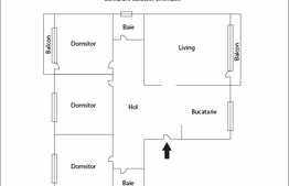 Apartament 4 camere, 77 mp, decomandat, boxa la subsol, zona Fabricii de Zahar