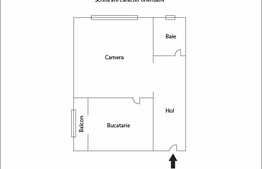 De vanzare garsoniera, 20 mp, etaj intermediar, zona Stadion CFR