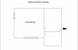 Apartament 2 camere, 39,97 mp, zona strazii Dambovitei