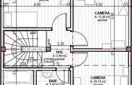 Casa cuplata, 140 mp utili, teren de 250 mp, semifinisata, zona linistita