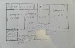 Apartament 3 camere, 69 mp, zona strazii Aurel Vlaicu