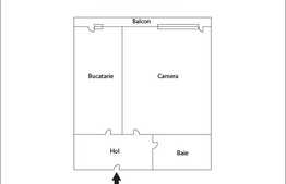 Garsoniera de vanzare, 38 mp! Mobilata si utilata! Zona strazii Eroilor!