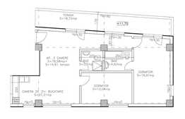 Apartament 3 camere, 78,58 mp, terasa, semifinisat, zona strazii Calea Turzii
