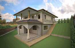 Vanzare casa individuala, semifinisata, 134 mp, 400 mp teren, zona de case 