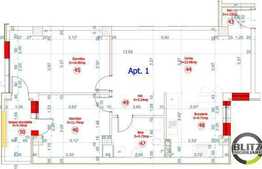 3 camere in zona Centrala, cu A.C.!Parcare subterana! Cladire cu panouri solare!