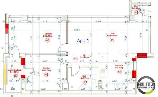 Apartament de vânzare 3 camere Central - 262AV | BLITZ Cluj-Napoca | Poza16