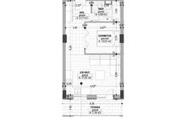 2 camere, 42,23 mp, etaj intermediar, semifinisat, zona strazii Bucuresti