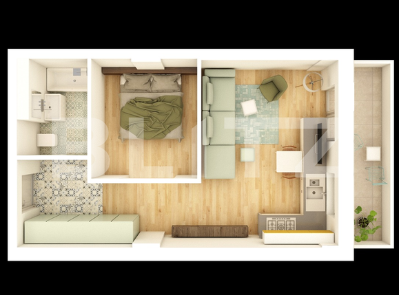 Apartament de vânzare 2 camere Semicentral - 26206AV | BLITZ Cluj-Napoca | Poza1