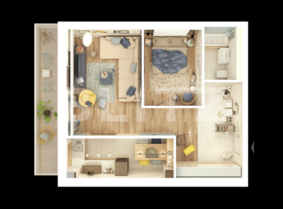 Apartament de vânzare 2 camere Semicentral - 26211AV | BLITZ Cluj-Napoca | Poza1