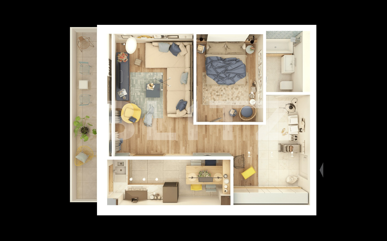 Apartament de vânzare 2 camere Semicentral - 26211AV | BLITZ Cluj-Napoca | Poza1