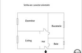 De vanzare mansarda cu 2 camere, 52 mp, semifinisat