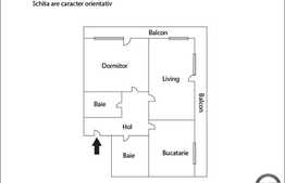 De vanzare apartament 70 mp, 2 camere decomandate, SEMIFINISAT