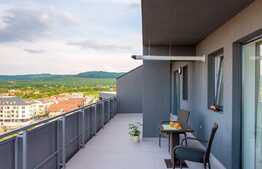 3 camere, 71 mp, prima inchiriere, AC, 2 terase, garaj, zona Bonjour Residence