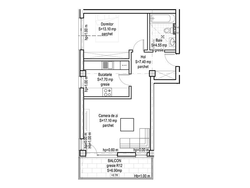 Apartament de vânzare 2 camere Grigorescu - 26340AV | BLITZ Cluj-Napoca | Poza1
